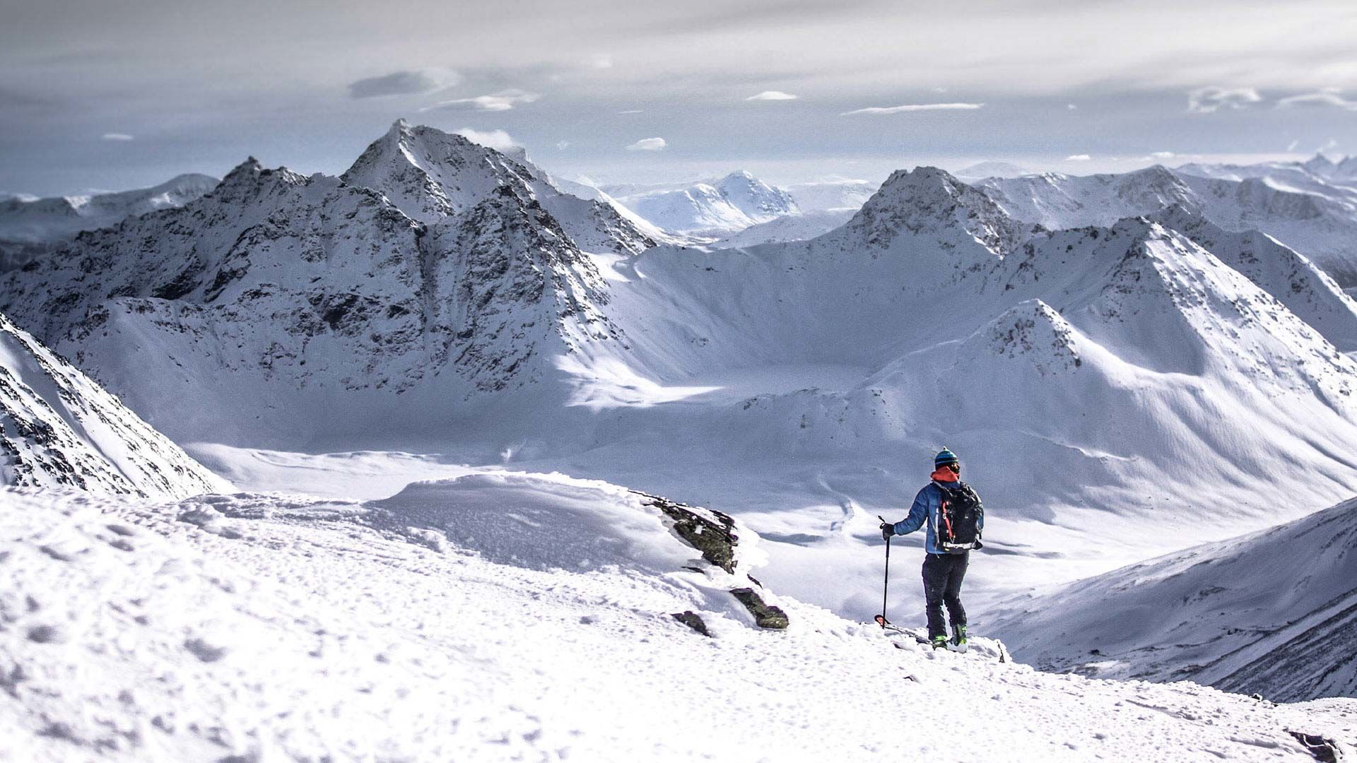 Skitouren Norwegen Lyngen Alpen Storhaugen